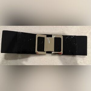 Express Wide Black Belt XS